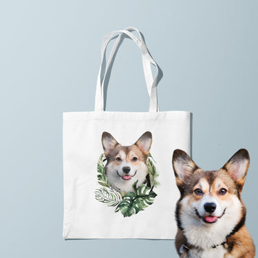 Wreath Canvas Custom Tote Bag